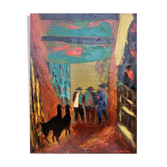 Contemporary art painting