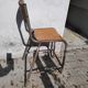 Lot of 6 vintage school chairs