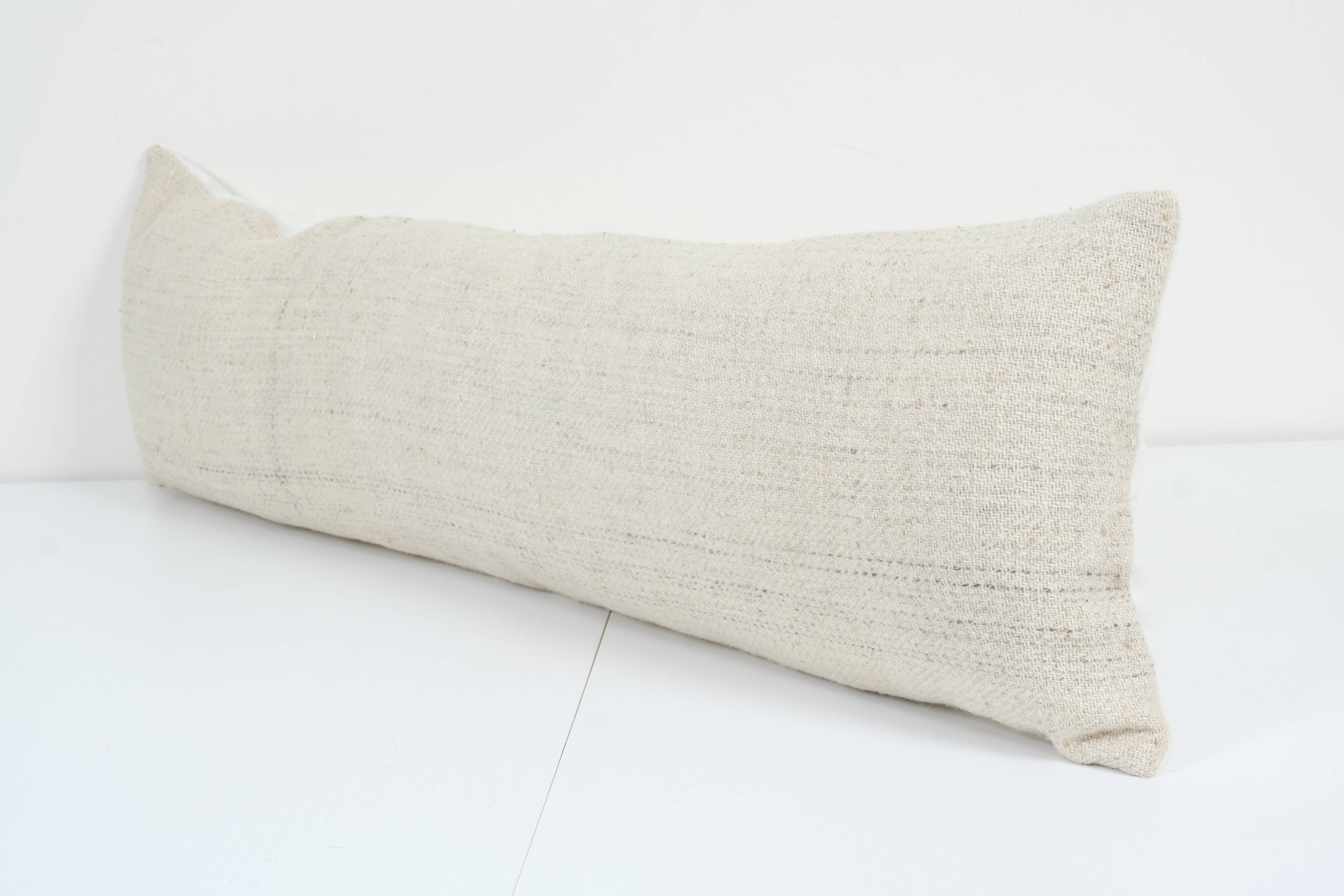 12" X 40" Kilim Pillow from Central Anatolia 30 cm X 100 cm