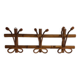 Vintage rattan coat rack from the 70s of Italian origin
