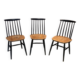 Set of three FANETT model chairs in the style of Lennart KARLSTRORP