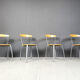 Vintage postmodern Italian dining chairs, 1990s