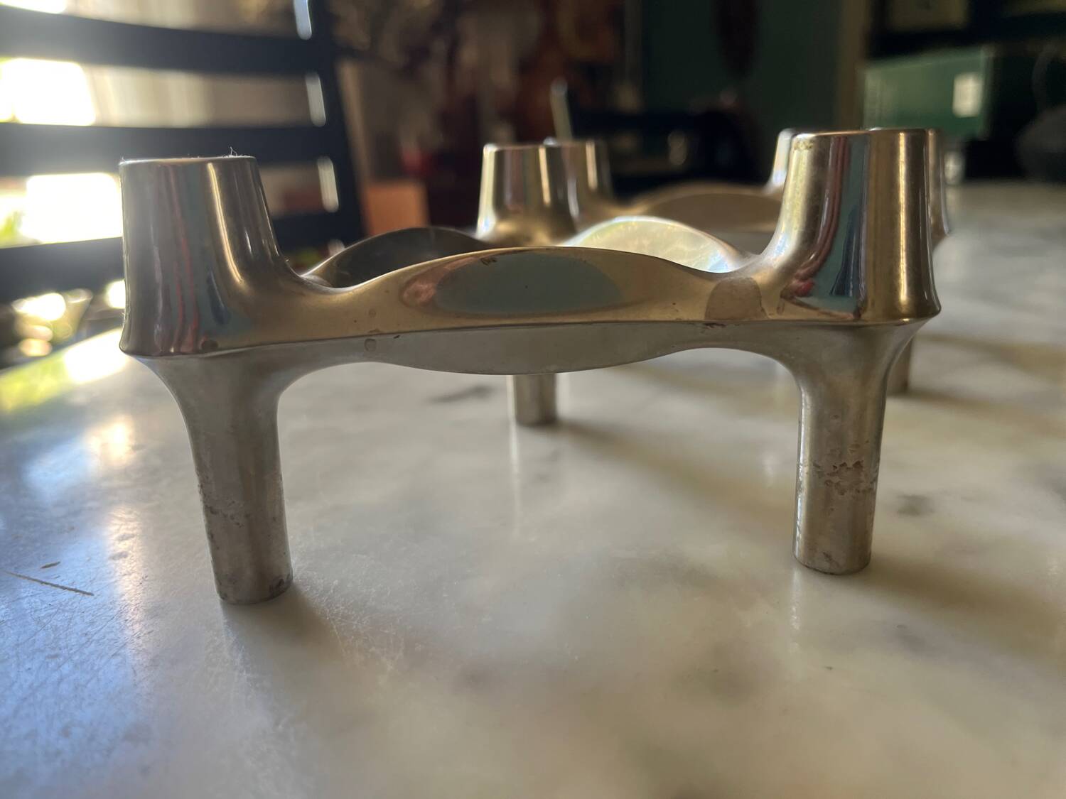 Set of 3 vintage Nagel candlesticks