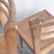 Suite de 4 chaises bistrot Luterma 1950 vintage
