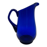 Holmegaard - Pichet / vase en verre Bleu de Bristol de Per Lutken