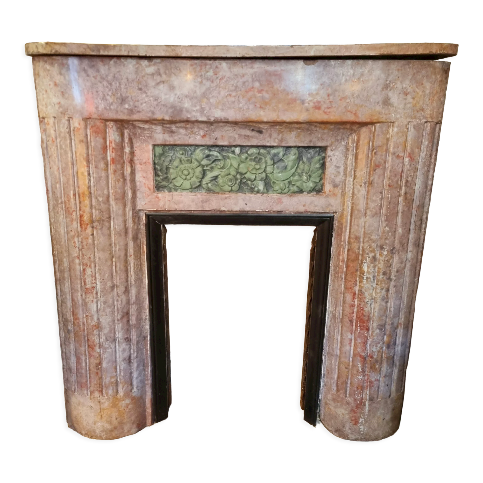 Cheminée art nouveau 1920