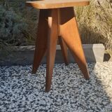 Tabouret Bois Pieds compas