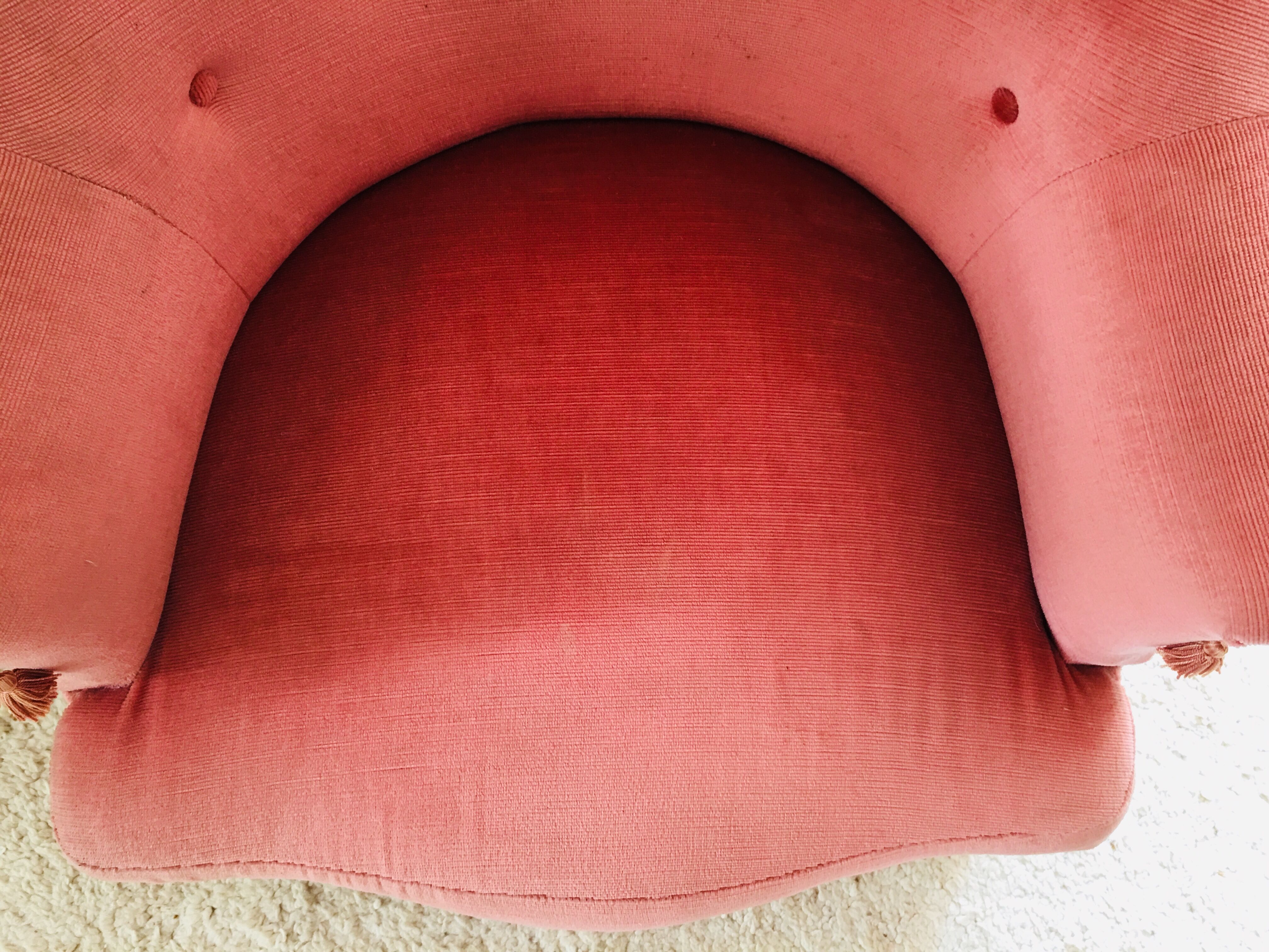 Pink armchair