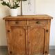 Vintage Parisian buffet in solid oak from the 60s