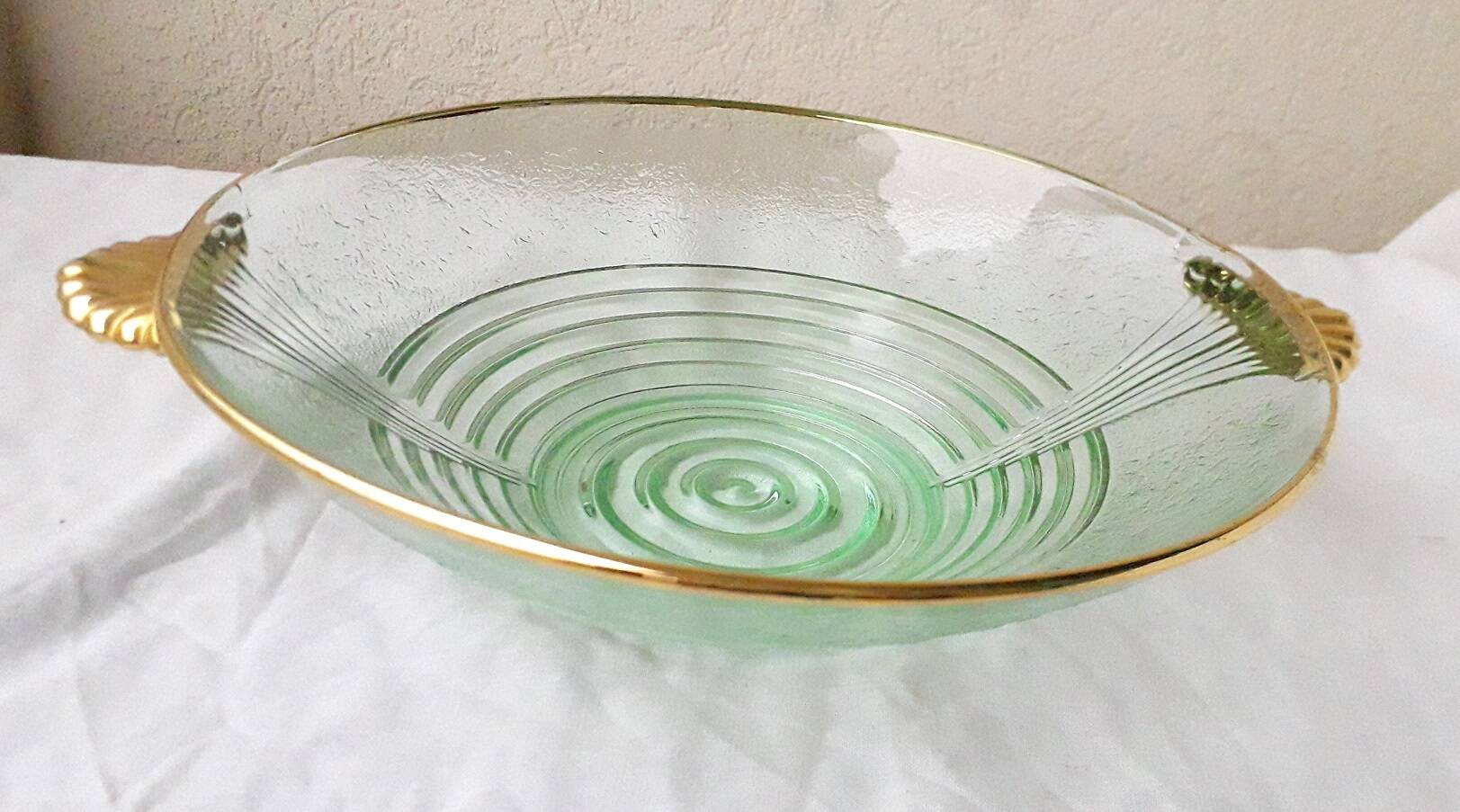 Glass dessert service