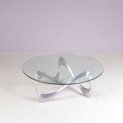 1970s Snake coffee table by Ronald Schmitt Germany