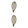 Pair of vintage mirror sconces in tin