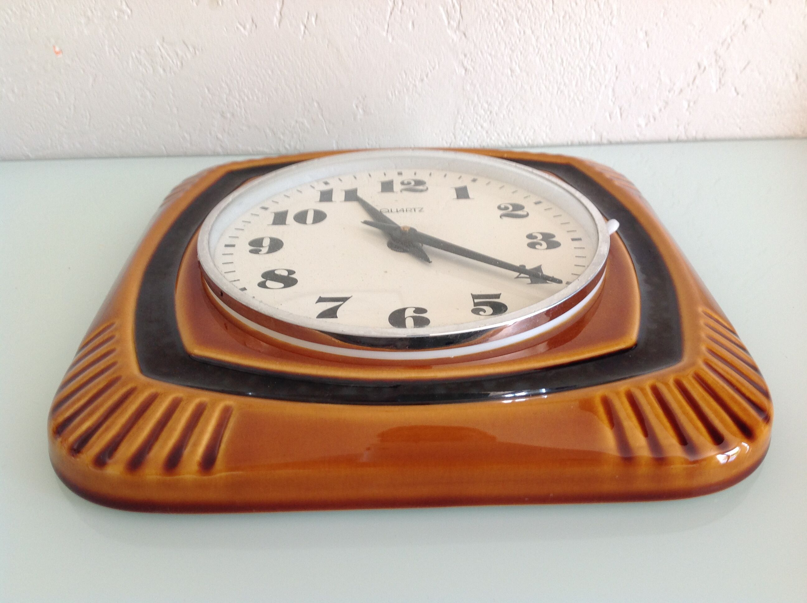 Clock in ceramic - 60-70s