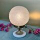 Art Deco lamp from the 1930s with a floral globe.