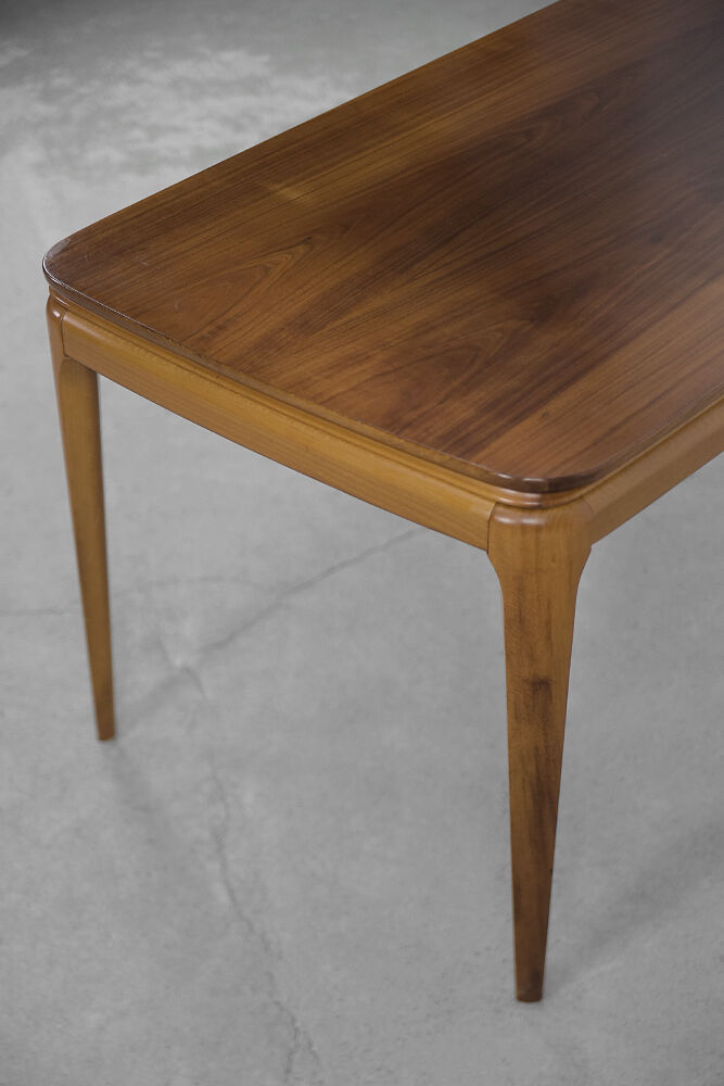 Low cherry wood coffee table, 1950s