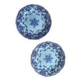 Pair of antique Gien plates