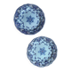 Pair of antique Gien plates