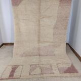 Handmade wool Berber rug 314x193cm