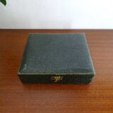 12 dessert spoons Apollo silver metal 1920 in case