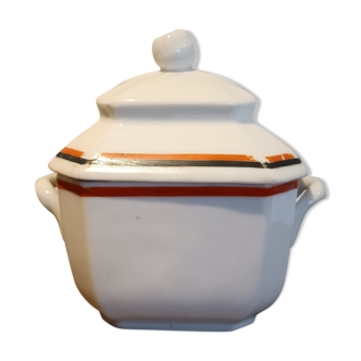 Porcelain sugar bowl