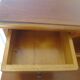 Vintage commode secretary dressing table sliding top 7 drawers cherry wood