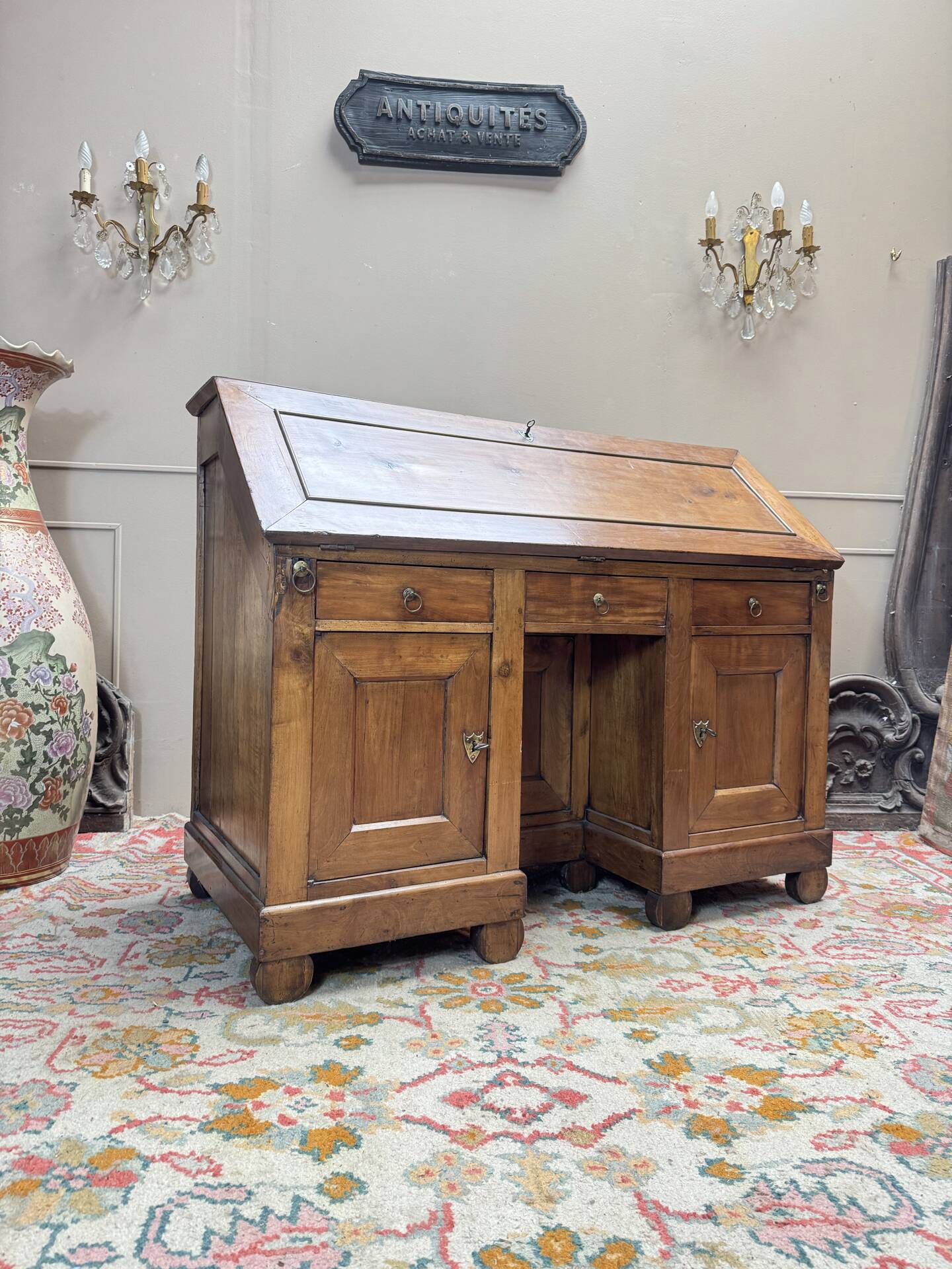 DIRECTORY PERIOD WALNUT SLOPING DESK 18TH CENTURY