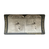 Old photography stereo, stereograph, luxury albumine 1903 Bull race, Seville, Spain