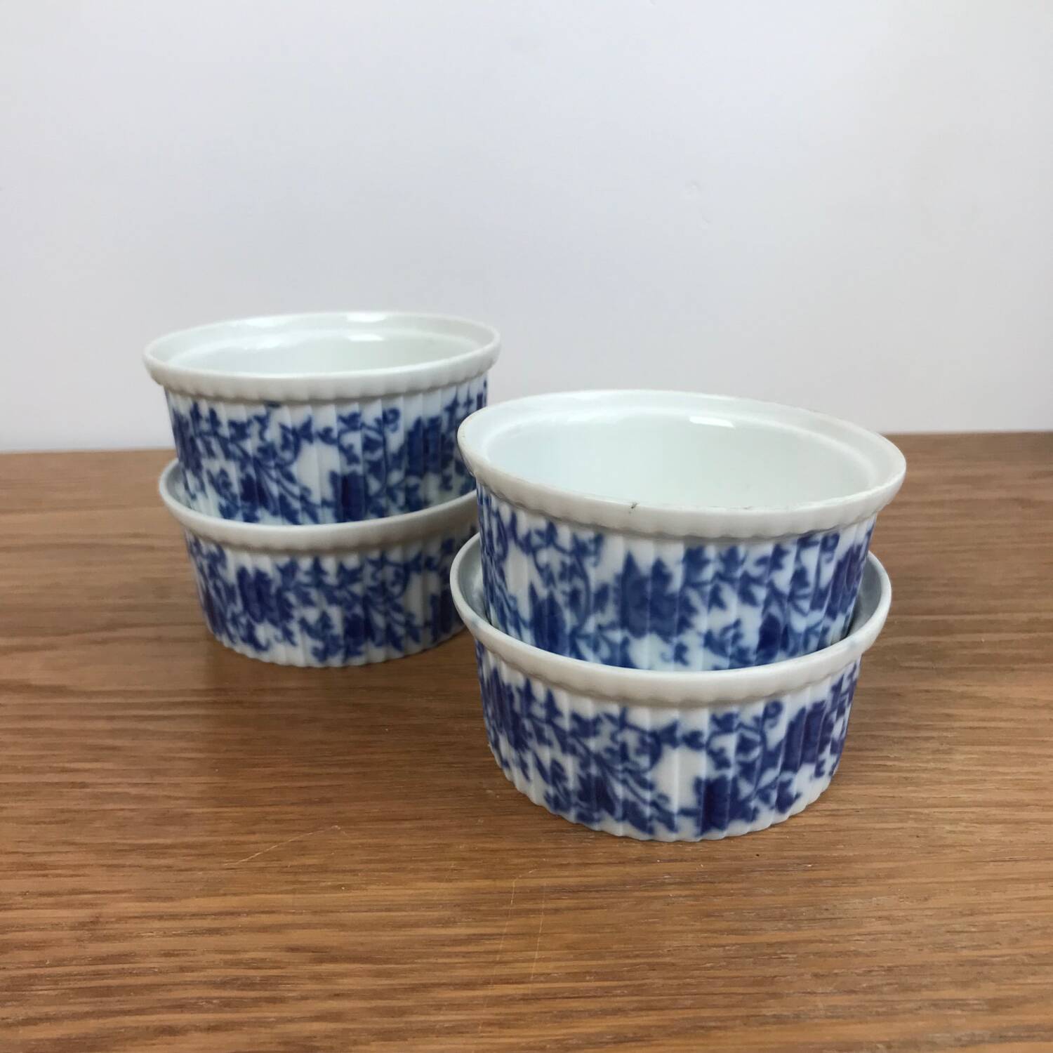 4 ramekins from the Pillivuyt factory, Country Style decor