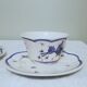 Two ceramic cups by Grignan signed Peguet