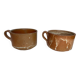 2 grandes tasses en grès