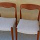Set of 6 chairs Scandinavian teak by Niels Otto Møller