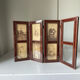 1800’s wooden foldable picture frame