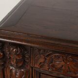 16th Century Italian Renaissance Cabinet in walnut with rich carvings