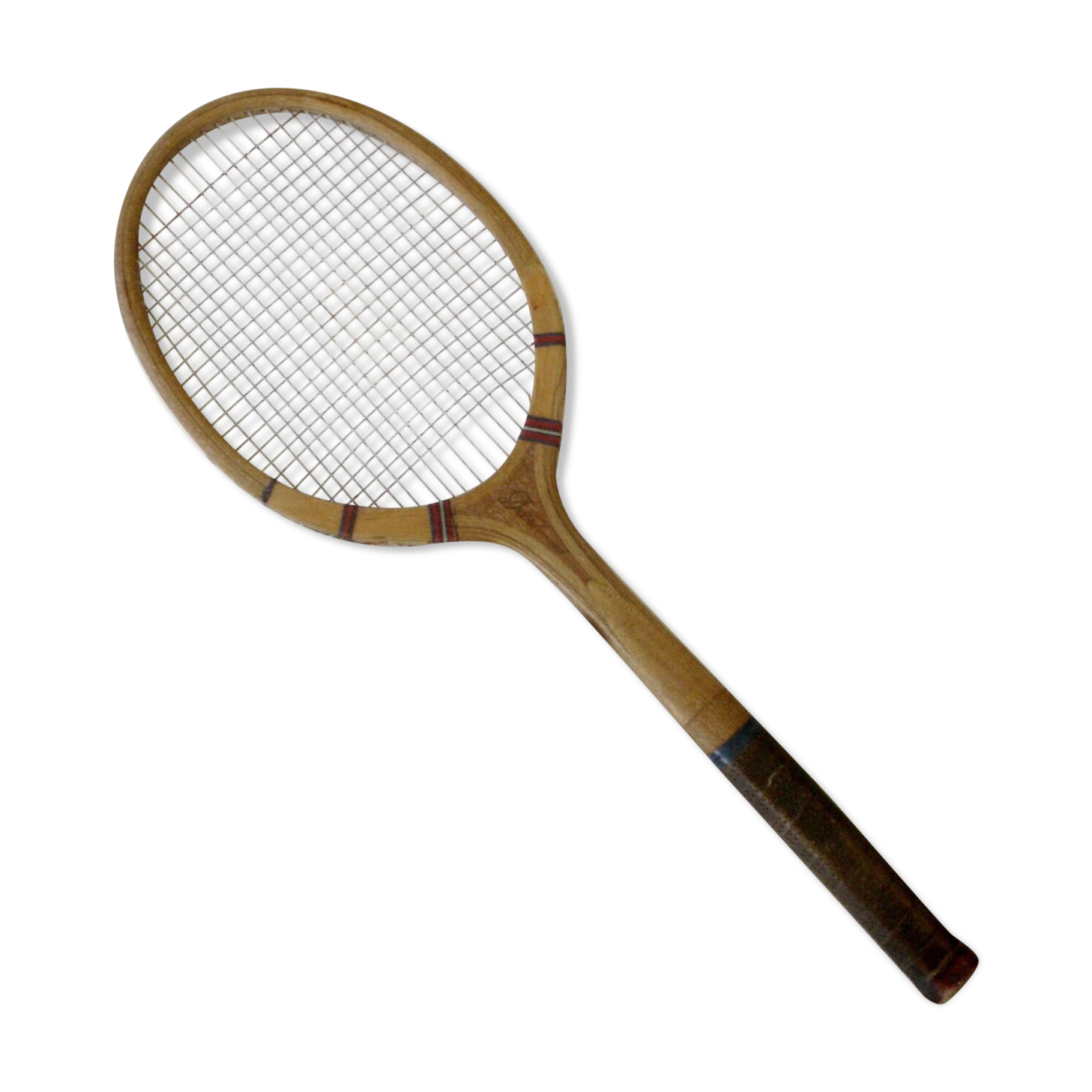 Raquette De Tennis Vintage Wilson « Premier » - Bois Ancien - Pour Collection Ou Décoration - Occasion