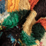 VINTAGE BOUCHEROUITE, BERBER RUG, 93 X 240