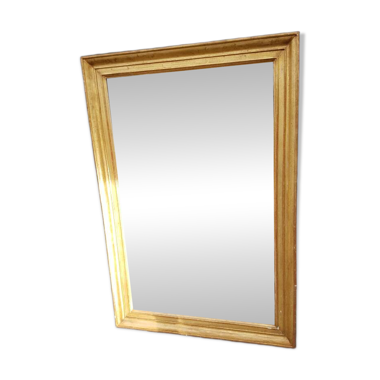 GOLDEN RECTANGULAR MIRROR FROM THE LOUIS-PHILIPPE PERIOD (1830-1848)