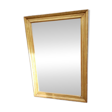 MIROIR DORE RECTANGULAIRE D'EPOQUE LOUIS-PHILIPPE ( 1830-1848 )