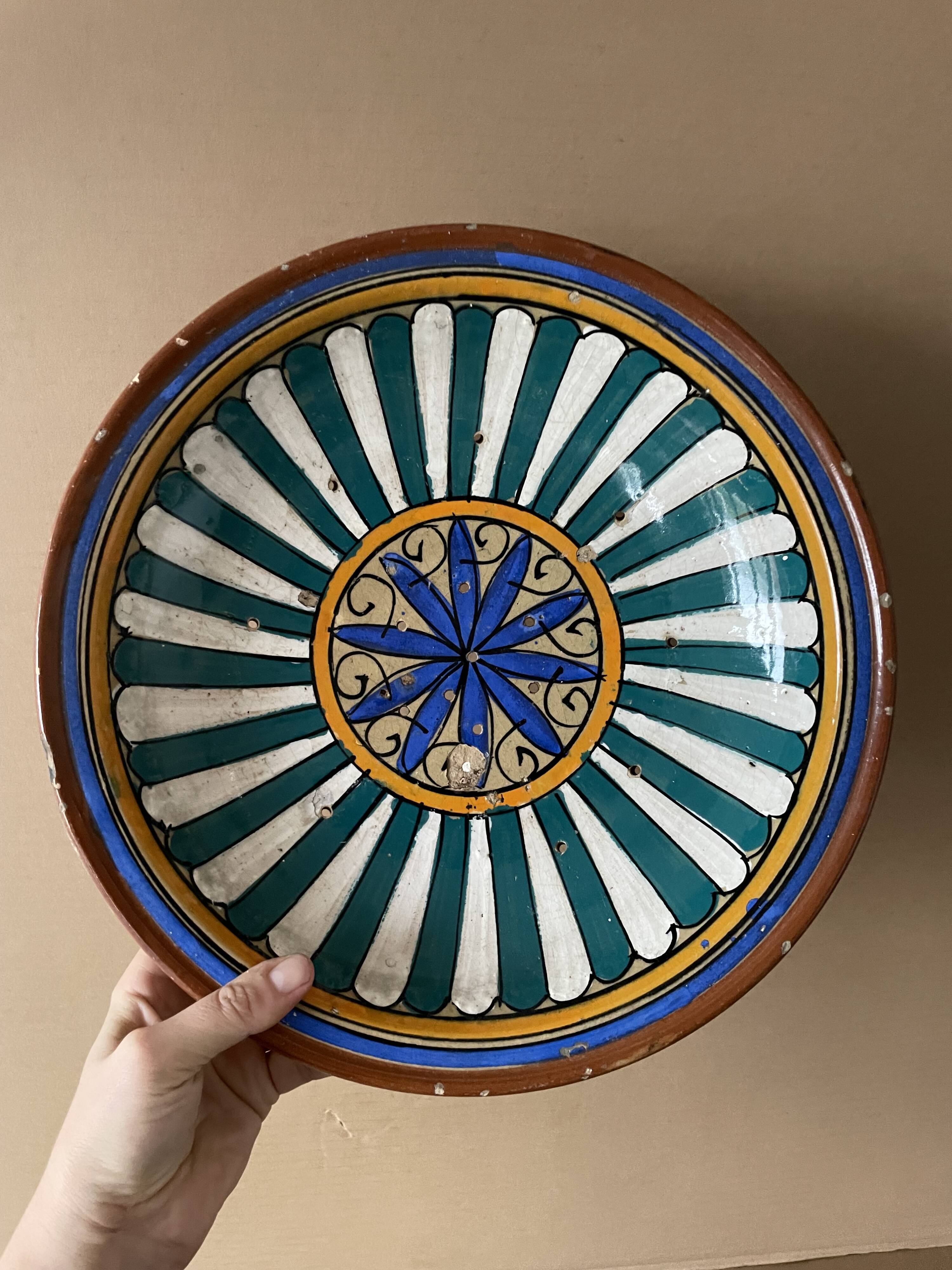 Old pierced dish Maghreb crafts