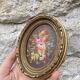 Small vintage flower painting