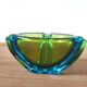 Sommerso ashtray in Murano glass 60s design