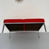 Vintage 2-seater sofa from the 70s, Artifort design, red