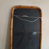 Vintage bamboo mirror 49x81cm