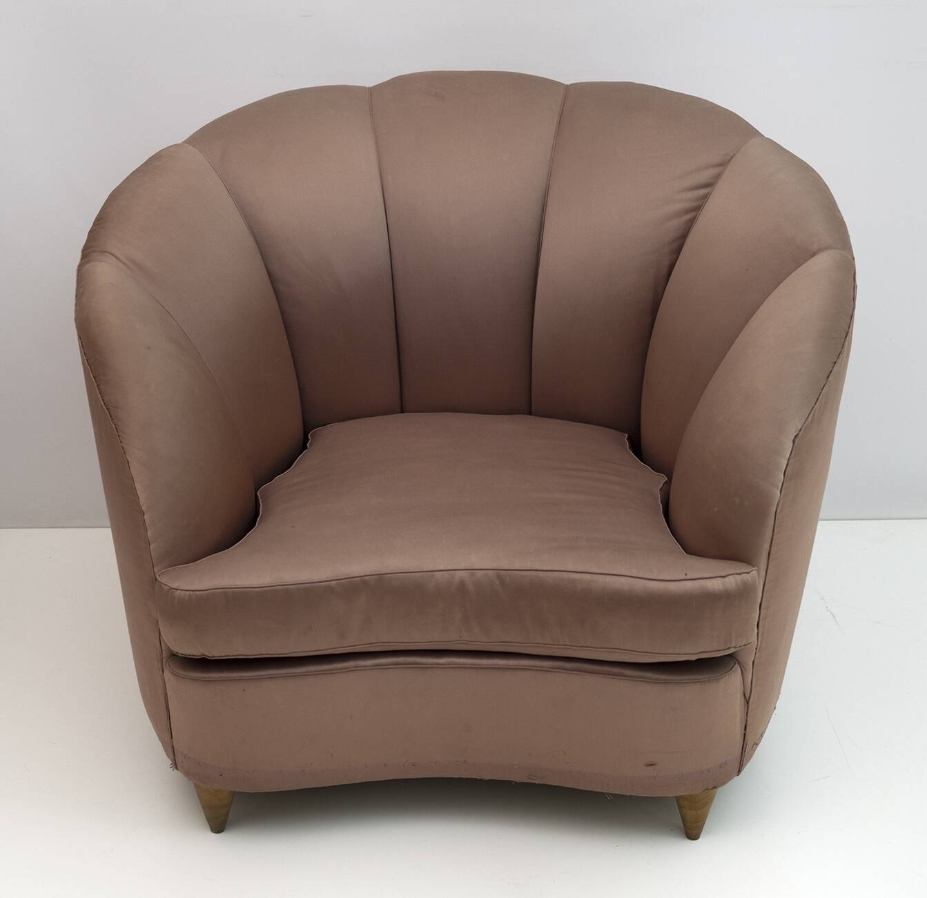 Gio Ponti Midcentury Rare Italian Curved Armchairs "Casa E Giardino" 1936