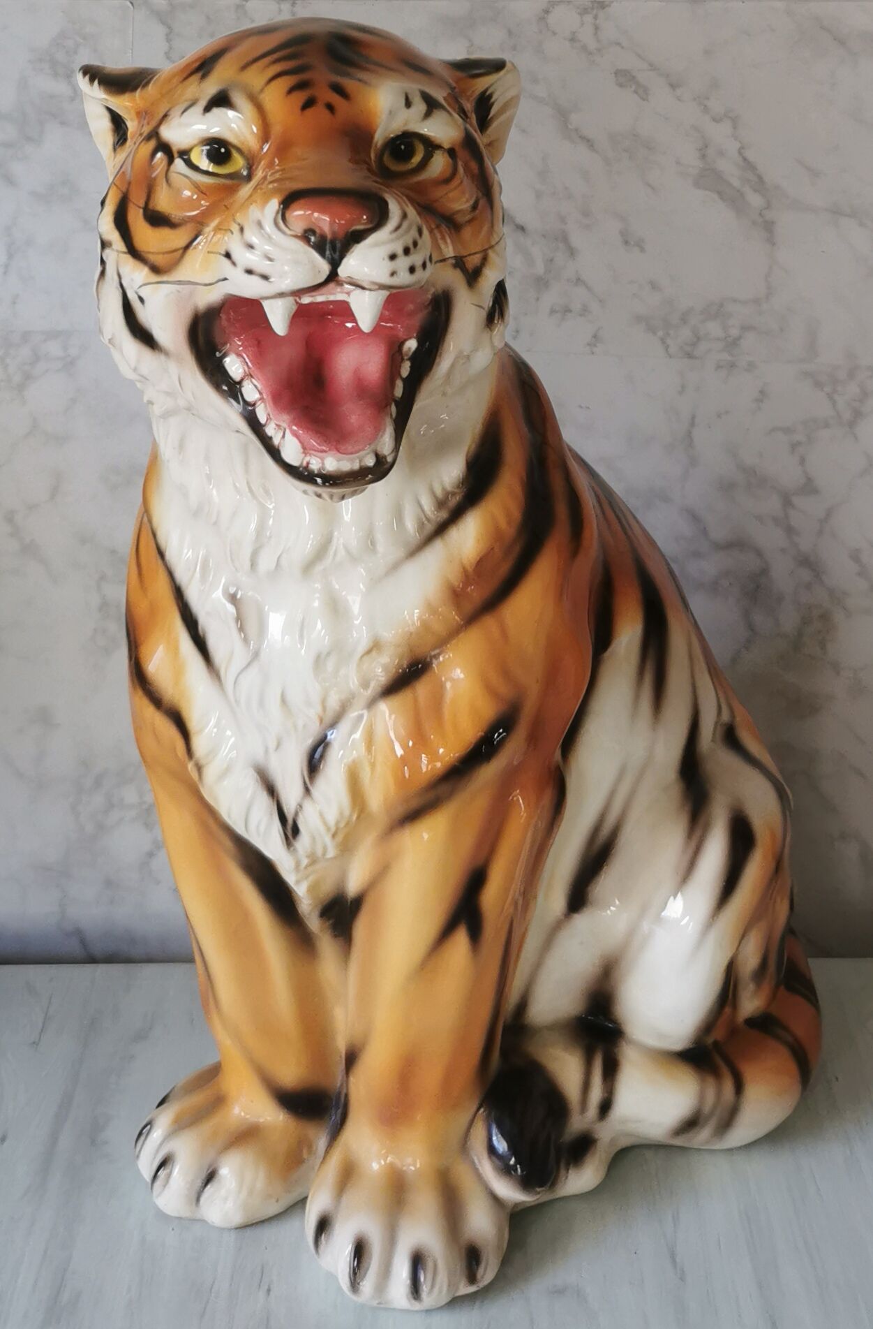 Ceramic tiger