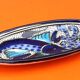 Ceramic bowl oval shape Fish decor