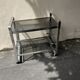 Vintage aluminum rolling trolley