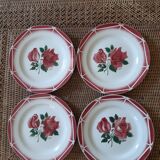 Dessert plates Digoin Sarreguemines