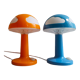 Pair cloud mushroom Skojig lamps by Henrik Preutz for IKEA
