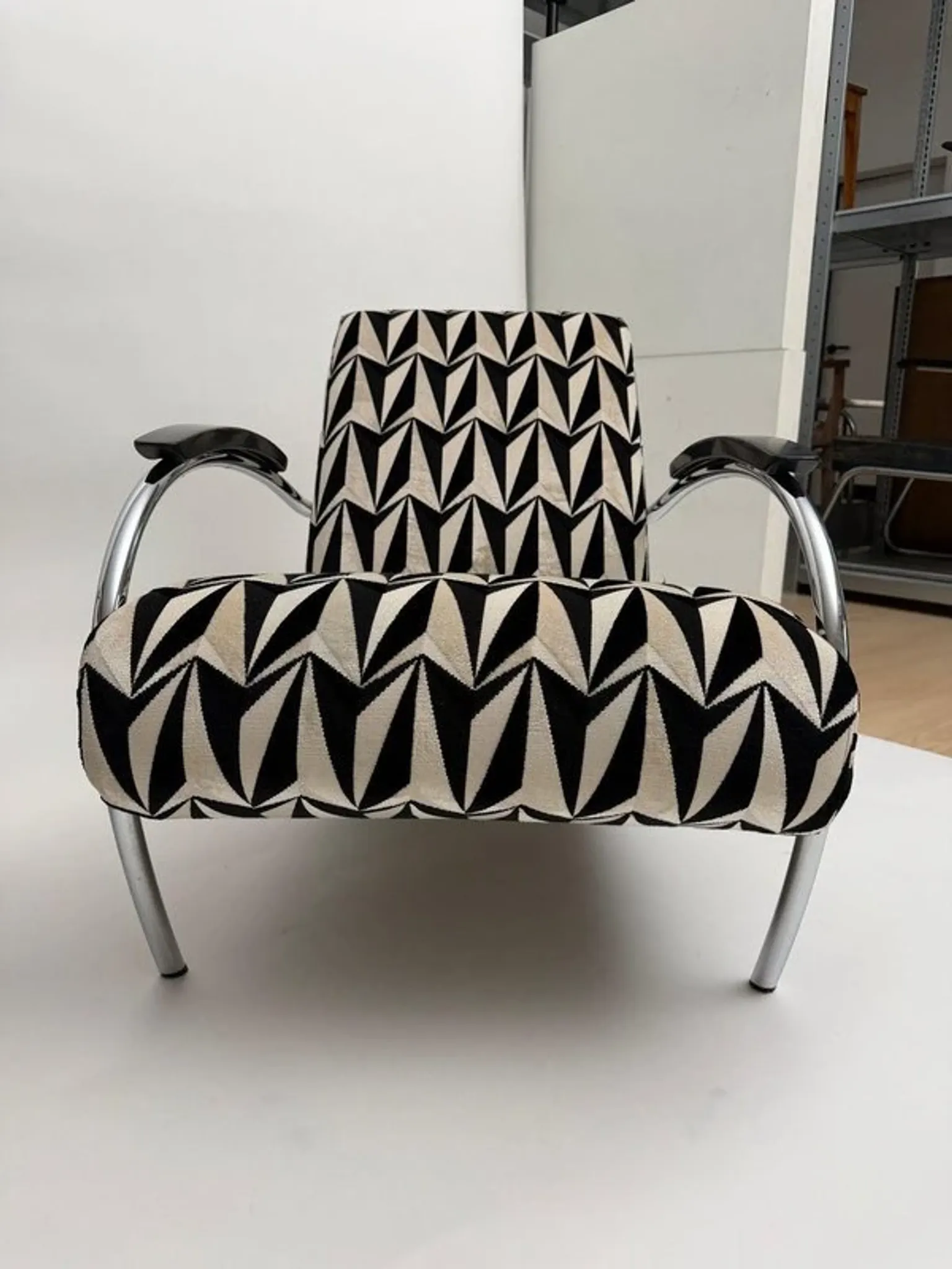 Tubular steel armchairs  by Gelderland, Netherlands, 1990, set of 2