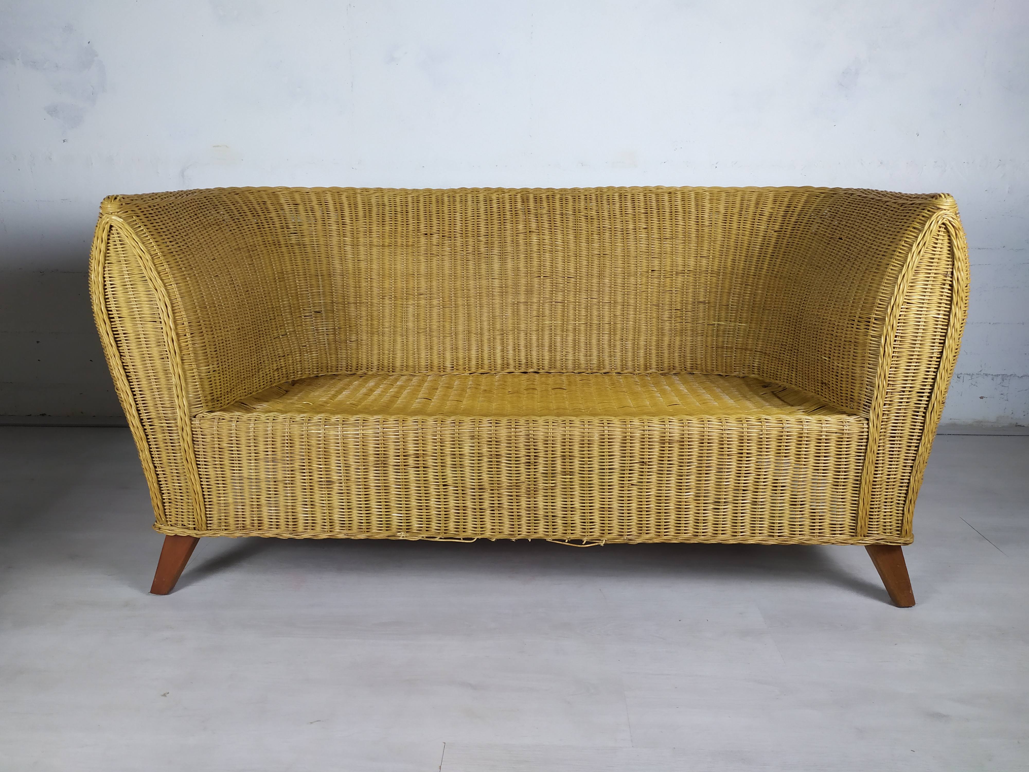 Sofa rattan armchairs